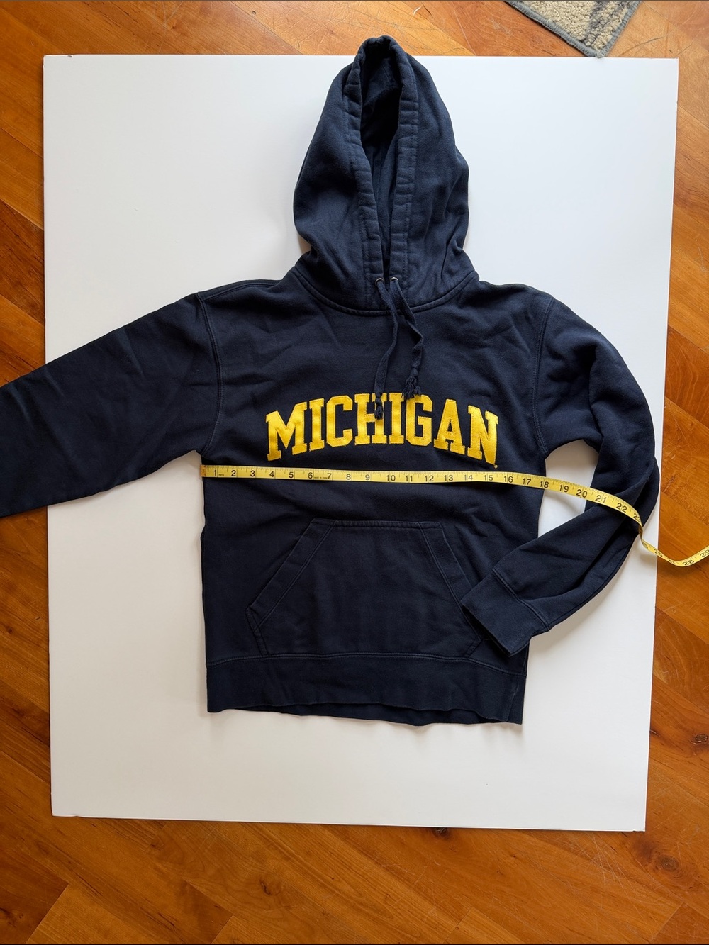 Gear For Sports Navy Hoodie with Yellow MICHIGAN Logo